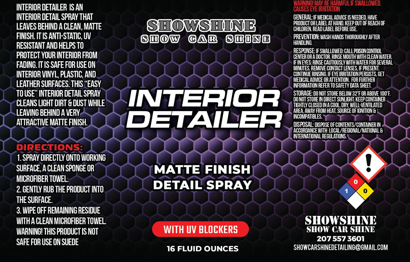 Interior detailer